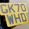 Shaped Profiled Motorcycle Number Plates
