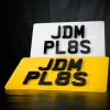 4D 5mm Import Number Plates For JDM Vehicles