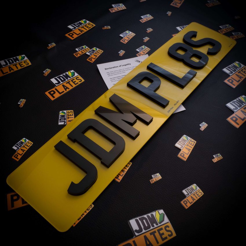 4D 5mm Number Plates For All Vehicles - Image 2